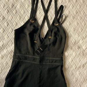 NWT BEBÉ GROMMET STRAPPY JUMPSUIT